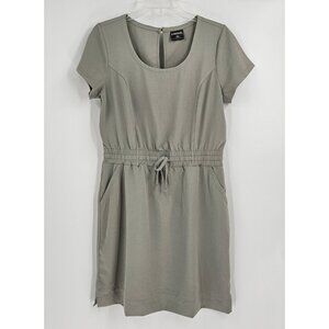 32 Degrees Cool Ladies' Soft Twill Drawstring Dress Pockets Green S